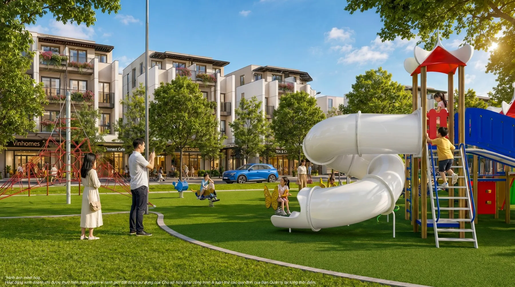 Khu vườn gặp gỡ — Phối cảnh minh họa